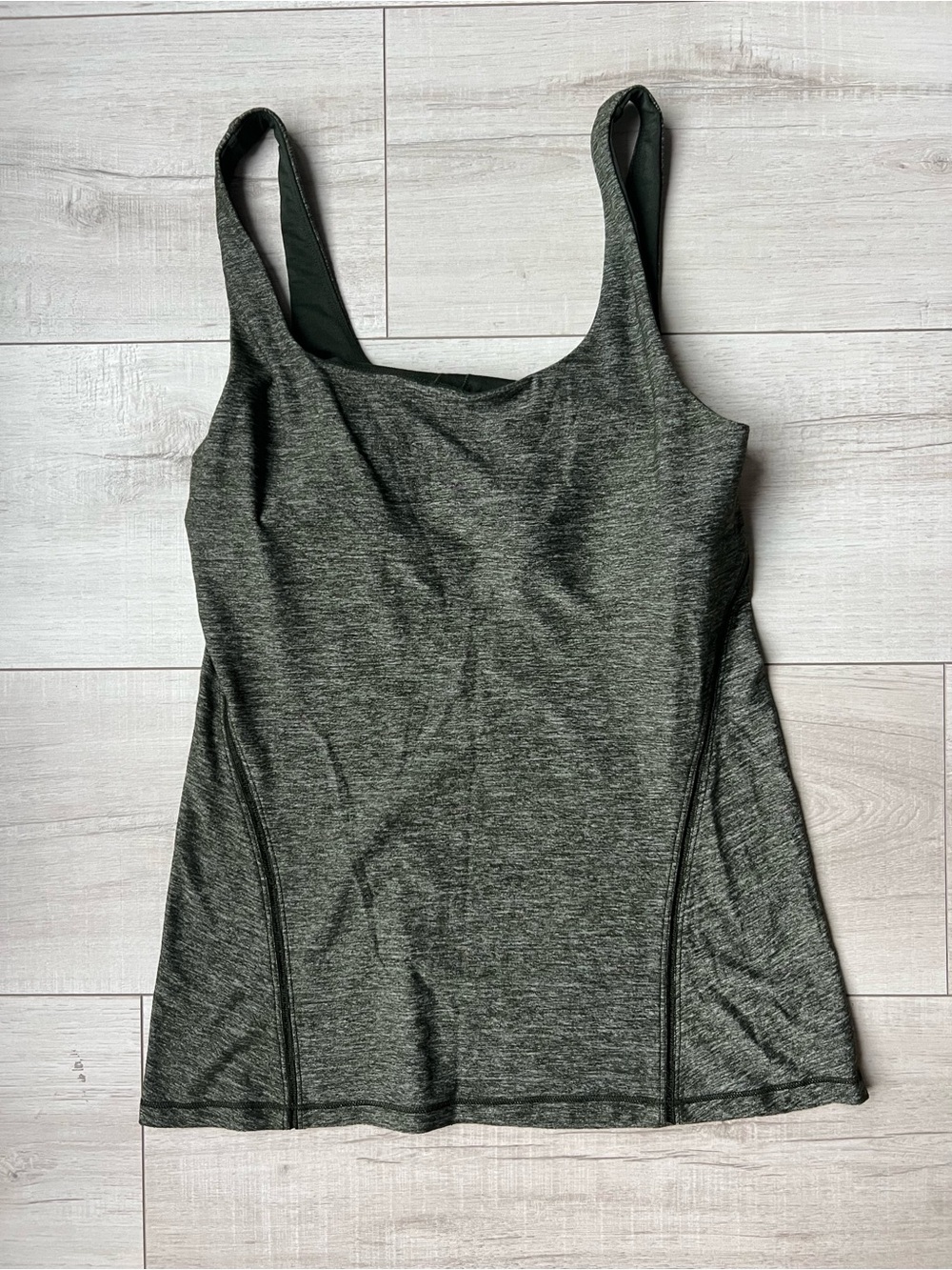lululemon athletica Dark Heather Gray Tank Top